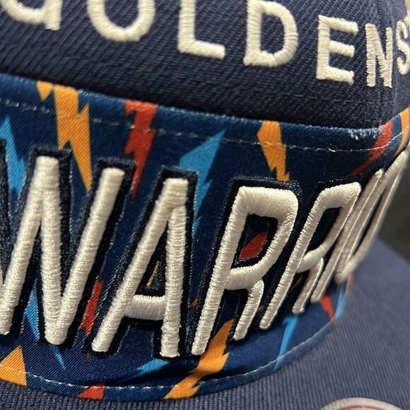 🏀 Vintage Throwback GOLDEN STATE WARRIORS NBA Mitchell&Ness Snapback Flat - NEW - Picture 8 of 10